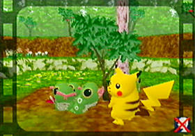 Dos tiernos Pokémon Caterpie